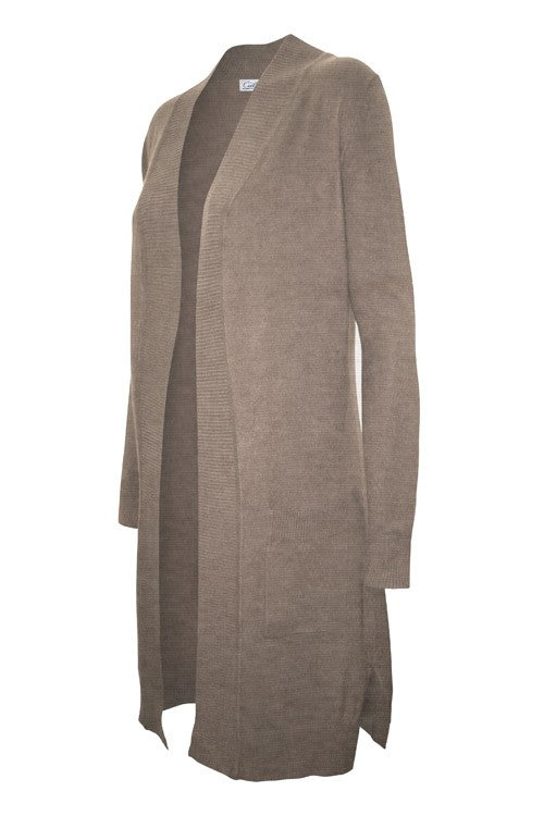 Long Solid Cardigan (thin enough for Summer)