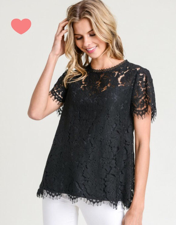 Lace Perfection Top (3 Colors)