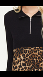 Leopard and Lovely (Burgundy & Black)