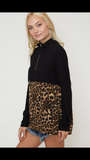 Leopard and Lovely (Burgundy & Black)